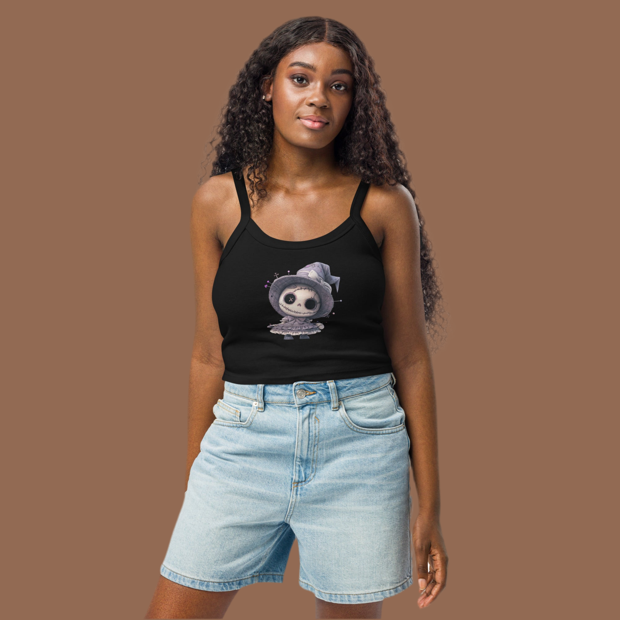 Voodoo Doll Micro-Rib Tank Top